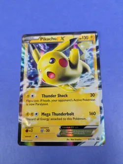 Pikachu EX - XY174 - Promo Holo XY Black Star Promos - Pokemon Card - LP - Image 1