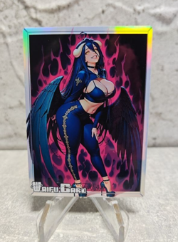 Albedo Trading Card Waifu Goddess Story Anime Girl holo Karte Manga Full Art - Image 1