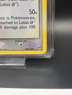 (SWIRL) Pokemon Latias Gold Star EX Deoxys Ultra Rare Holo Card 105/107 - Image 5