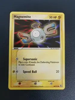 Pokemon Card Magnemite 68/112 EX FireRed & LeafGreen Common - Image 1