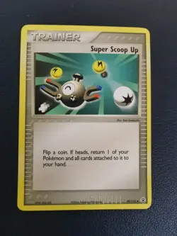 Pokemon Card Trainer Super Scoop Up 99/112 EX FireRed & LeafGreen Uncommon - Image 1