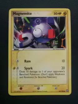 Pokemon Card Magnemite 54/108 EX Power Keepers Common - Image 1