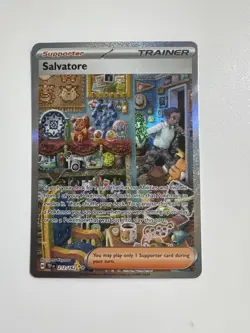 Salvatore Temporal Forces 212/162 Pokemon Card Near Mint - Image 1