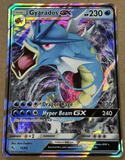 Pokemon Gyarados GX TCG Hidden Fates Holo Ultra Rare Card 16/68 SM212 Lot Of 3 - Image 4