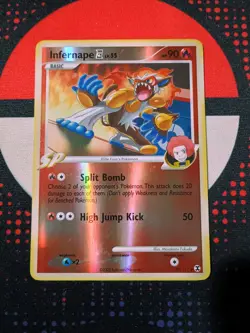 Infernape 43/111 Rising Rivals Reverse Holo Pokemon TCG Card - In4 - Image 1