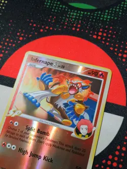 Infernape 43/111 Rising Rivals Reverse Holo Pokemon TCG Card - In4 - Image 2