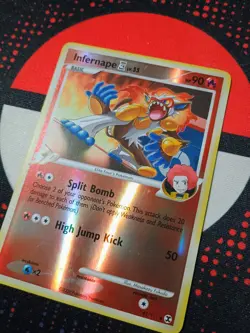 Infernape 43/111 Rising Rivals Reverse Holo Pokemon TCG Card - In4 - Image 3