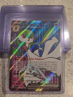Pokemon Gardevoir EX TCG Full Art Holo Ultra Rare Card Scarlet & Violet 228/198 - Image 1