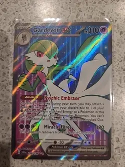Pokemon Gardevoir EX TCG Full Art Holo Ultra Rare Card Scarlet & Violet 228/198 - Image 2