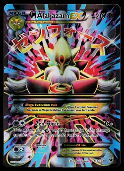 Pokemon Card - M Alakazam EX XY Fates Collide 118/124 Ultra Rare - Image 1