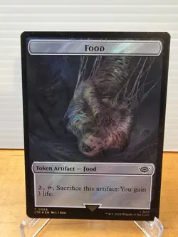MTG LOTR Spirit (16) / Food (0024) Double-Sided Token (Surge Foil) - Image 2