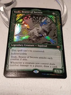 Toski, Bearer of Secrets (Showcase) Kaldheim Foil - Image 1