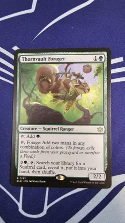 Thornvault Forager Bloomburrow Regular Rare # 197 - Image 1