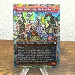 Casey Jones, Jury-Rig Justiciar (Borderless) Teenage Mutant Ninja Turtles Foil - Image 1