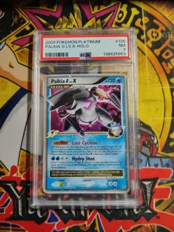 Pokemon Platinum Supreme Victors Palkia G Lv. X #125 Holo PSA 7 - Image 1