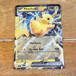 Pokemon Pikachu TCG Paldea Evolved Card 063/193 EX - Image 1