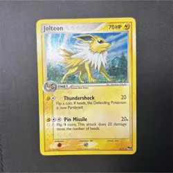 Pokemon Jolteon 003/017 POP Series 3 Holo Rare Lightning Stage 1 70HP TCG Card - Image 1