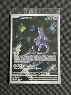 2# Pokemon Cards Mewtwo SVP 052 Scarlet & Violet Promo SEALED - Image 1
