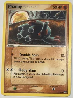 Phanpy 15/17 Pop Series 2 Pokemon TCG LP - Image 1