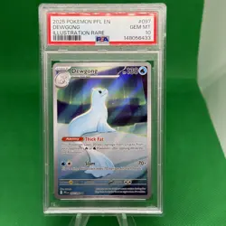 2025 POKEMON PFL EN-PHANTASMAL FLAMES ILLUSTRATION RARE #097 DEWGONG PSA 10 - Image 1