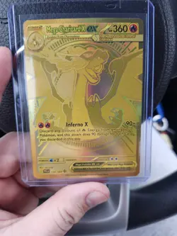 Pokemon Mega Charizard X EX 130/094 Phantasmal Flames Hyper Rare Holo 360 HP - Image 1