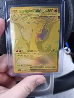 Pokemon Mega Charizard X EX 130/094 Phantasmal Flames Hyper Rare Holo 360 HP - Image 2