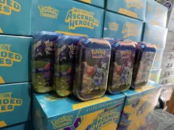 Pokemon TCG | Mega Evolution | Ascended Heroes Mini Tin Bundle x3 - Image 3