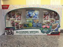 Pokemon TCG Scarlet & Violet 151 Blooming Waters Collection Factory Sealed Box - Image 1