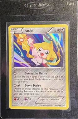 Jirachi Holo Rare 42/108 Pokemon TCG XY Roaring Skies Holo Rare NM - Image 5