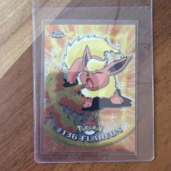 FLAREON | #136 | TOPPS CHROME POKEMON Series 2 - Image 1
