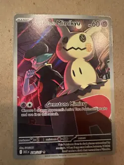 Pokemon Team Rocket's Mimikyu ASC 238/217 Full Art Holo Rare 60 HP Psychic - Image 1