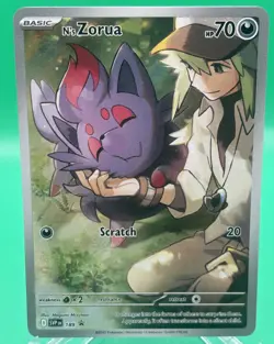 Pokemon TCG N's Zorua 189 Scarlet & Violet: Journey Together Black Star Promo - Image 1
