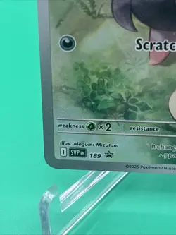 Pokemon TCG N's Zorua 189 Scarlet & Violet: Journey Together Black Star Promo - Image 5