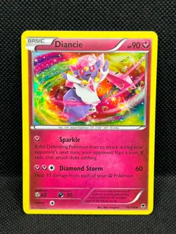 Pokemon Tcg Diancie 71/119 XY Phantom Forces Holo - Image 1