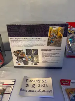 Pokemon Paldean Fates ETB Elite Trainer Box New Factory Sealed +Large sealed lot - Image 5