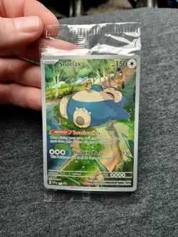 Pokemon TCG Snorlax SVP 051 Scarlet & Violet 151 Black Star Promo (SEALED) - Image 1