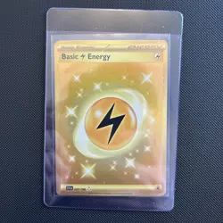Pokemon TCG - Basic Electric Energy 257/198 - Scarlet & Violet - Gold - NM - Image 1