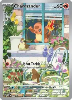Moderately Played, English - 1 x Pokemon Charmander - SVP044 - Holo Promo Scarle - Image 1