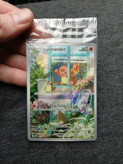 Pokemon TCG Charmander SVP 044 Obsidian Flames ETB Black Star Promo (SEALED) - Image 1