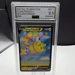 Pokemon Flying Pikachu V 006/025 Celebrations Holo AGS Graded 9.5 - Image 1