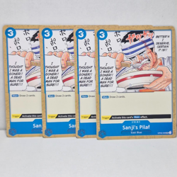 One Piece Sanji's Pilaf 4x OP03-056 Blue Event Card English Playset East Blue UC - Image 1