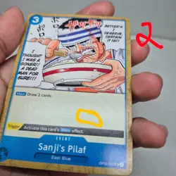 One Piece Sanji's Pilaf 4x OP03-056 Blue Event Card English Playset East Blue UC - Image 4