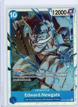 Edward.Newgate OP13-042 Carrying On His Will Holo Foil One Piece ! - Image 1