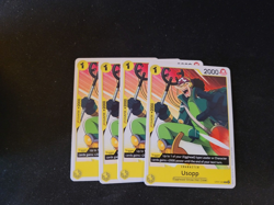 x4 Usopp OP07-099 C One Piece Tcg 500 Years in the Future English Playset - Image 1