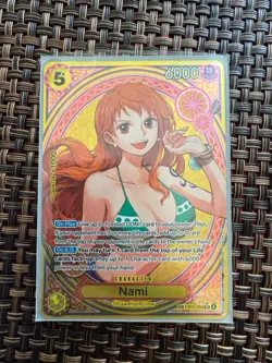 Bandai One Piece Nami EB03-053 6000 Power Character Card Heroines Booster - Image 1