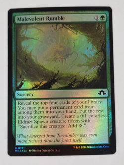 Malevolent Rumble 0161 Foil Modern Horizons 3 Magic The Gathering MTG Card LP - Image 1