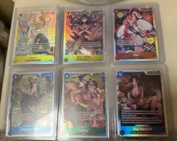 One Piece Heroines Eb03 SR 6 Card Lot! Nami Nico Boa Vivi Uta Tashigi English NM - Image 1