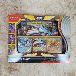 Pokemon TCG: Paradox Fury Premium Collection (1 Oversize Promo Card, 3Promo Card - Image 1