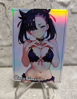 Marnie Trading Card Waifu Goddess Story Anime Girl holo Karte Manga Full Art - Image 1