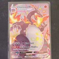 Charizard VMAX 330 HP Shiny Holo Rare Shining Fates Pokemon Card SV107/SV122 - Image 1